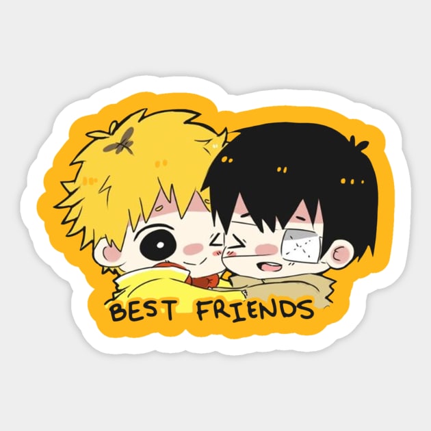 best friend Sticker by iwaxterix